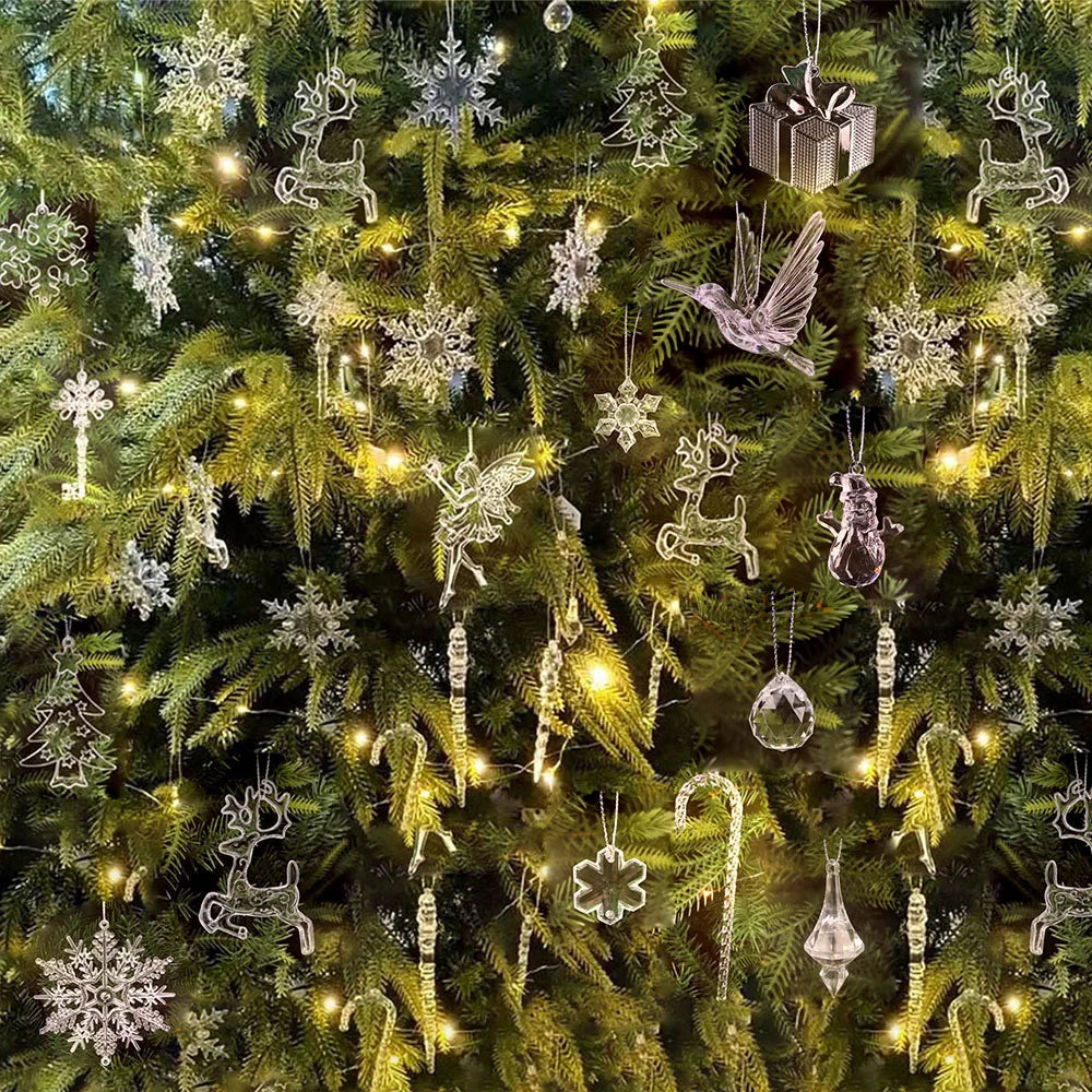 Acrylic Christmas Decor Set